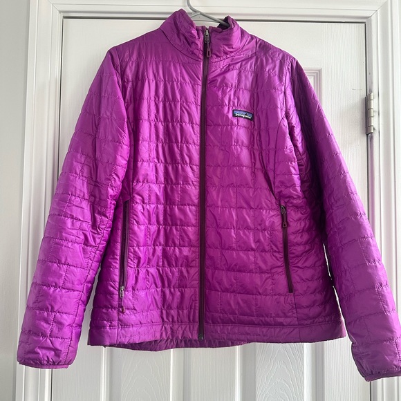 Patagonia Women's Nano Puff Jacket ikat purple size Large - Picture 3 of 6